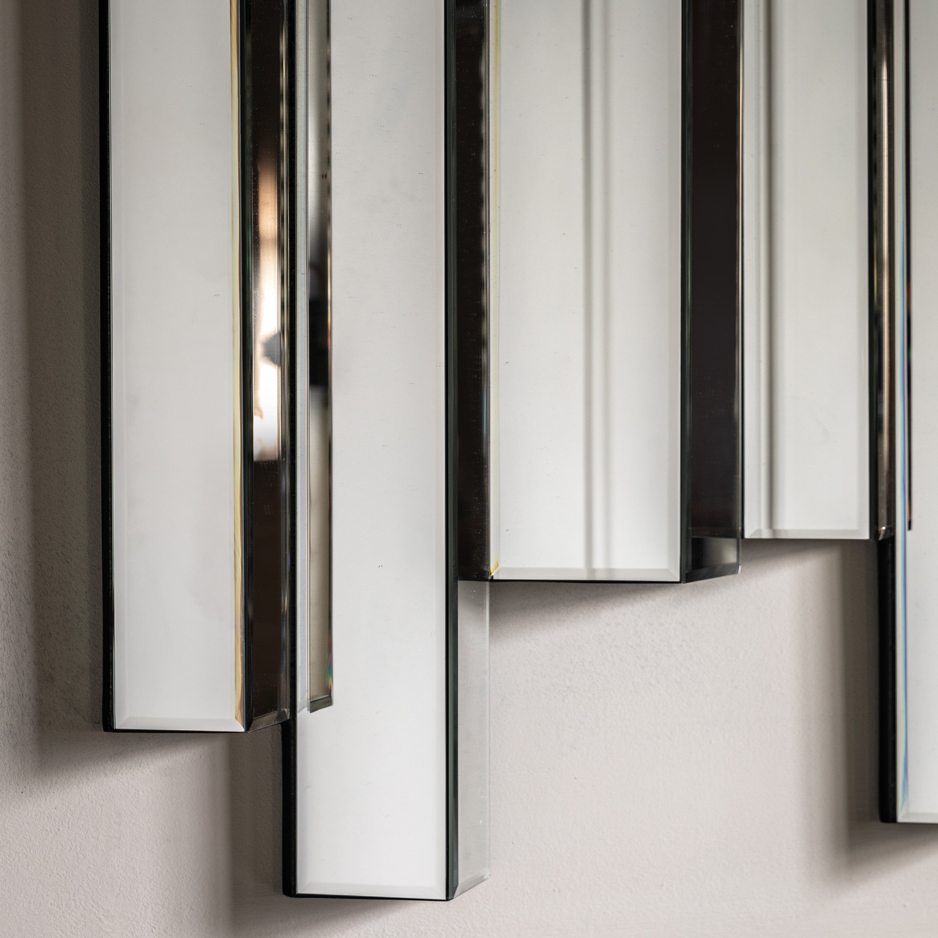 Dario Art Deco Bevelled Panels Wall Mirror